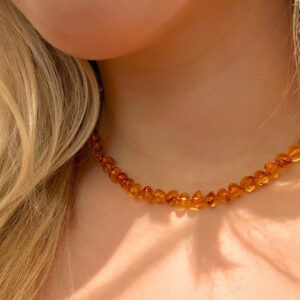 edelsteen halskettingen